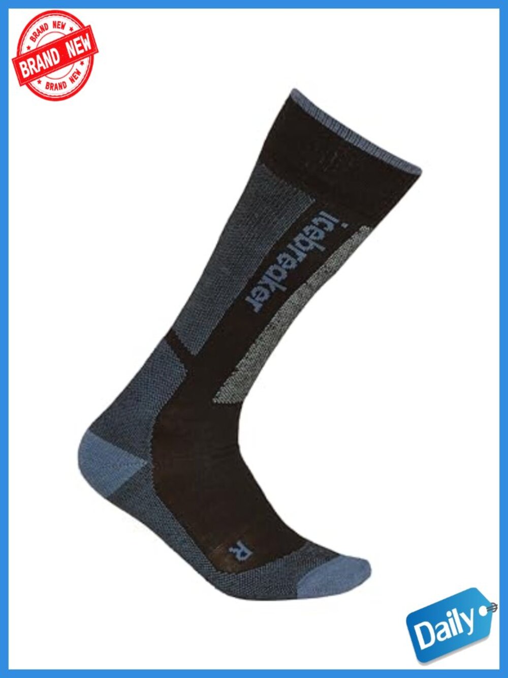Merino Ski+ Light OTC Performance Ski Socks Over the Calf 49% Wool 47% Nylon